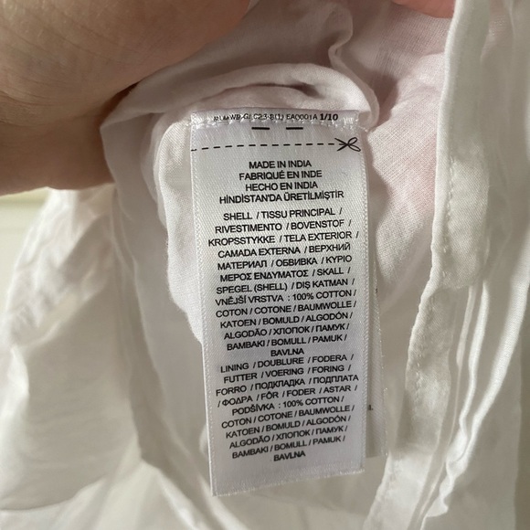 LAUREN Ralph Lauren White Summer Dress Size 12 - Picture 6 of 7